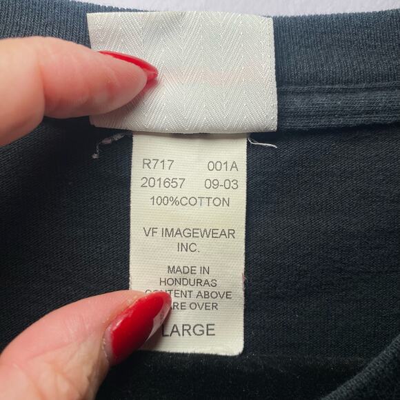 Chase Authentics Men's size Large Jeff Gordon 24 Black Long Sleeve T-Shirt - Picture 3 of 8